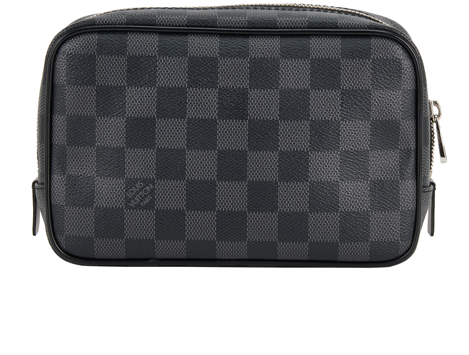 Louis Vuitton Toilet Pouch PM, &pound;395, Accessories, Black, Canvas, Back view